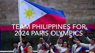 TEAM PHILIPPINES For 2024 Paris Olympics Opening Ceremony [upl. by Juieta975]