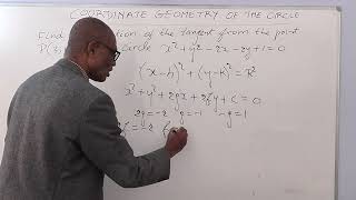 COORDINATE GEOMETRY OF THE CIRCLE CLASS VIDEO 9 [upl. by Namrej441]