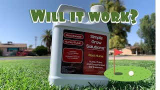 Lawn Goals EP1 Simple Lawn Solutions Root Hume 2 Week Test [upl. by Aicnorev635]