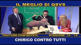 QSVS  CHIRICO CONTRO TUTTI  RIVOLTA IN STUDIO  TELELOMBARDIA [upl. by Ellehcam]