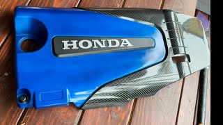 How to paint plastic with anodized blue paint 20182022 accord 15 valve cover10thgenaccord [upl. by Mond]