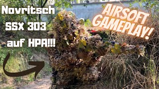 Mein ERSTER Spieltag mit HPA Ghillie Sniper zockt Gameplay 4K  SWAG Airsoft DeutschGerman [upl. by Elyrehc]