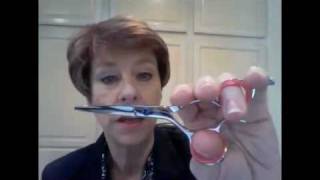 Fit a Hair Cutting Scissor to a Stylists Hand with Finger Sizers  Inserts  Scissor Mall [upl. by Ained587]