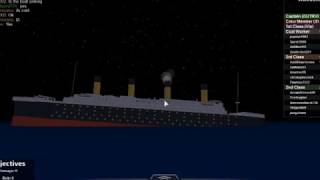 Roblox Titanic time lapse [upl. by Nnaynaffit750]