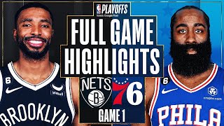 Brooklyn Nets vs Philadelphia 76ers Full Game 1 Highlights  Apr 15  20222023 NBA Playoffs [upl. by Sair]