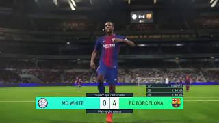 PRO EVOLUTION SOCCER 2018 Yerry Mina Dancing Goal Celebration Barcelona [upl. by Akena]