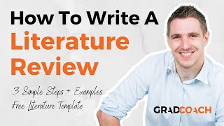 How To Write A Literature Review In 3 Simple Steps FREE Template With Examples [upl. by Dranyer]