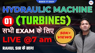 Hydraulic Machines  hydraulic turbine fluid mechanics  short revision for SSC JE  State AND PSUs [upl. by Renrut]