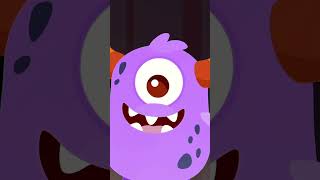 Spooky Monsters Hide And Seek Song shorts halloween [upl. by Ahtiek44]