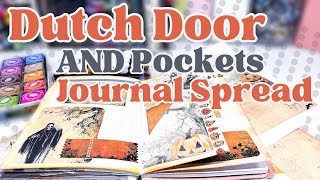 Weekly Creative Journal Setup amp Plan With Me October 2024 Dutch Door Spread [upl. by Prady979]