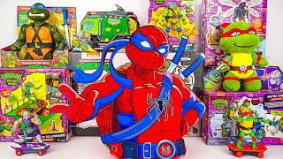 Teenage Mutant Ninja Turtles Unboxing ASMR  Spider Man Ninja Turtles Box [upl. by Stanwin]