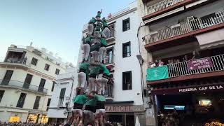 4de8a dels Castellers de Vilafranca a Sitges [upl. by Heisser861]