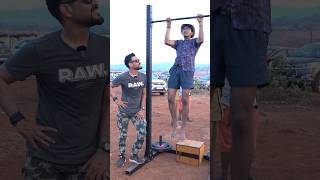 🏋️‍♂️ 20 PullUps 2000 Rupees Skinny Guys Struggle 💪 [upl. by Neiluj]