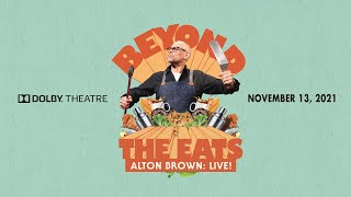 ALTON BROWN LIVE Beyond the Eats • November 13 2021 at the Dolby Theatre [upl. by Lind486]