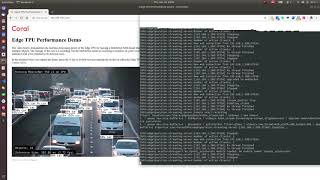 Google Coral Edge TPU Stream Demo [upl. by Melquist]
