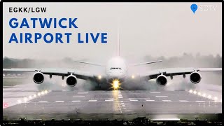 Gatwick Airport Live  EGKKLGW  26th February 2024 [upl. by Barcot]