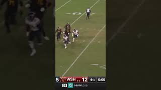 How did this happened commanders vs bears hail Mary touchdown bearsvscommanders [upl. by Caitrin309]