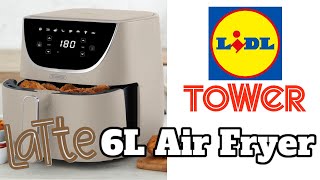 Tower 6L Digital Air Fryer Latte  Modern Styling [upl. by Analihp507]