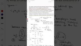 An organic compound having molecular formula C3H6O can exist in the form of two isomers [upl. by Yalc]