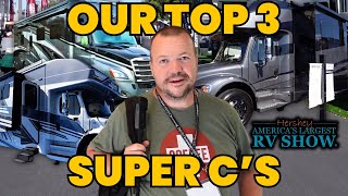 Luxury amp Comfort on the Road Our Top 3 Super Cs From the Hershey RV Show [upl. by Colly]