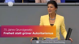 75 Jahre Grundgesetz Freiheit statt grüner Autoritarismus [upl. by Akiam690]