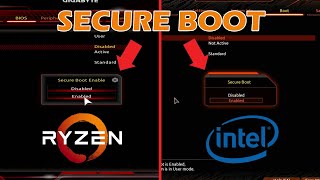 How to Enable Secure Boot on Gigabyte Motherboards  AMD and Intel  Convert MBR to GPT Windows 11 [upl. by Giarg]