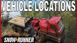 Snowrunner How to unlock DAN 96320 Snowrunner Vehicle Locations [upl. by Aiekal374]