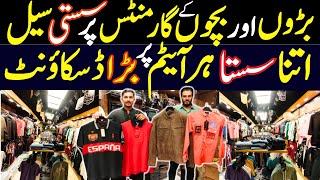 Mens Garments Wholesale Market Karachi  Denim Jeans  Shirts  Trousers  Cheapeat Branded Hoodie [upl. by Okorih]