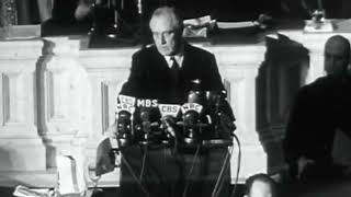 Discurso de la Infamia de Franklin D Roosevelt y declaración de guerra a Japón [upl. by Airamanna]