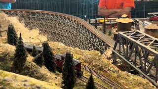 HO Scale New Haven and Amtrak Trains at the BMRS [upl. by Sidnee]