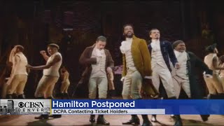 Hamilton Postponed At Denver Center For The Performing Arts [upl. by Nytsirt]