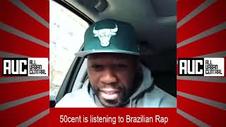 50 Cent Escutando Rap Brasileiro em Nova York [upl. by At]