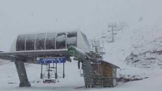 Heavy snows over Scottish highlands amp Glenshee as storm Barbara approaches 21st Dec 2016 [upl. by Anil]