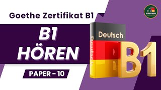 Goethe Zertifikat B1 Exam Test 2024  Paper  10  Hören mit Antworten  GermanAdda [upl. by Aneeled]