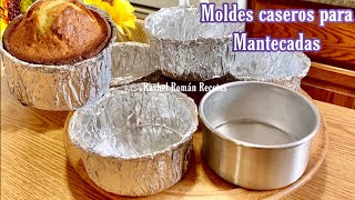 Haz tus propios moldes para hornear mantecadas🥧 [upl. by Celka]