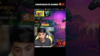 Ungraduate gamer 😡 💢  shorts freefire [upl. by Figone]