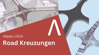 Allplan 2024 Features Road Kreuzungen [upl. by Melvyn]