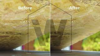 Roofix Roof Repair Felt Roof BampA Comparison IW WM [upl. by Dorwin]