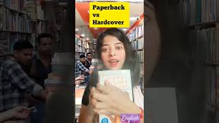 Hardcover 🆚 PaperbackVocabulary development shorts ytshorts english [upl. by Astra]