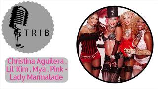 Lady Marmalade by Christina Aguilera Lil Kim Mya Pink Instrumental Version KARAOKE [upl. by Aruol]