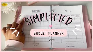 My Simplified Budget Planner  SimpleShopz [upl. by Ueihttam]