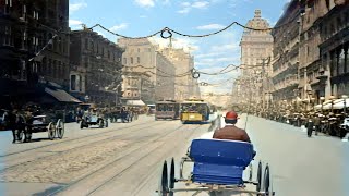 San Francisco 1900s in color 60fpsRemastered wsound design added [upl. by Ahsiak]