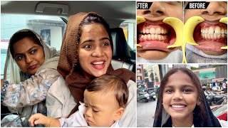 Finally Sunu Molude Teeth Braces Remove Cheithu 😬😍  Mashura  Basheer Bashi  Suhana [upl. by Richy]