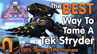 ARK STRYDER Genesis 2 How To TAME A TEK STRYDER ARK [upl. by Alywt]