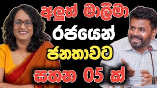 අලුත් මාලීමා රජයෙන් ජනතාවට සහන 05ක්  Npp new Government News 🧭 [upl. by Turpin]