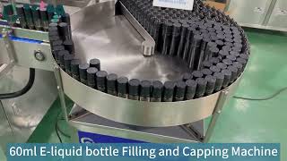 60ml E liquid bottle Filling and Capping Machinemachine bottlefillingcapping factory automation [upl. by Erasmo]