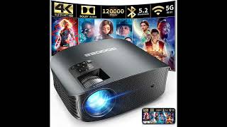 GooDee 4K Projector with WiFi amp Bluetooth – The Ultimate Home Theater Experience [upl. by Nosreve46]