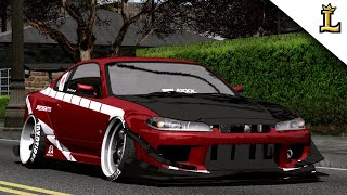 SHARE MOD NISSAN SILVIA S15 KAZAMA simello  GTA San Andreas [upl. by Hashum775]