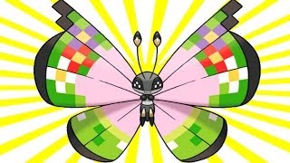 How to get Fancy Pattern Vivillon In Pokemon X and Y  Watch it use Special Move Called Hold Hands [upl. by Red]