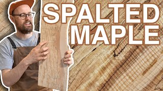 SPALTED MAPLE  Acer spp  Acoustic Guitar Tonewood set [upl. by Kohn]